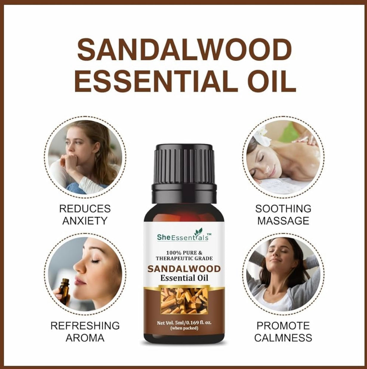 Essential oils Pack of 5